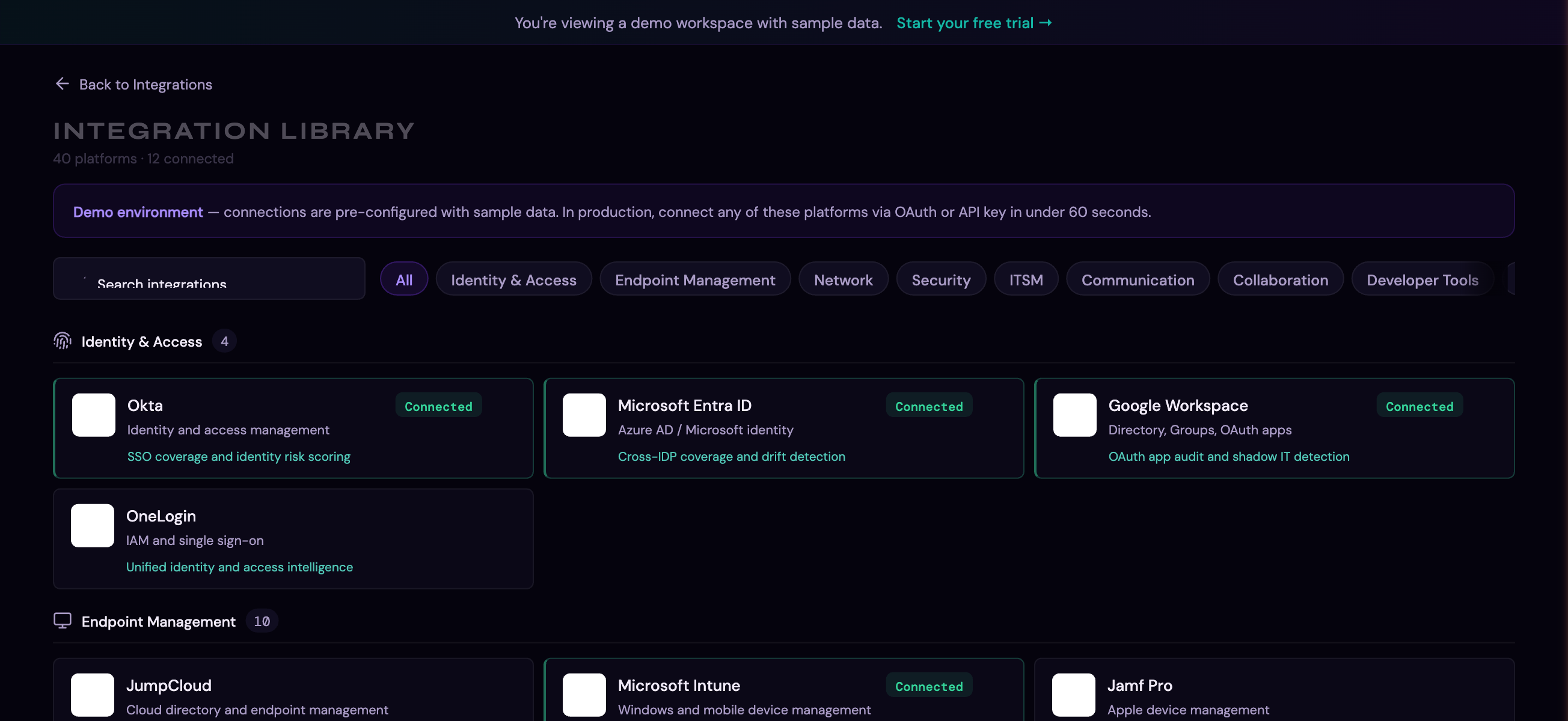 The Connect modal for an API key platform, showing fields for Client ID and Client Secret